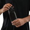 Flip straw water bottle