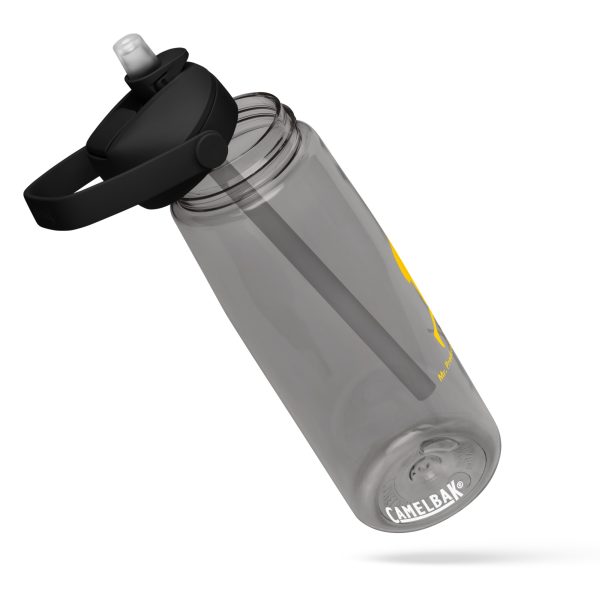 Flip straw water bottle