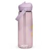 Flip straw water bottle